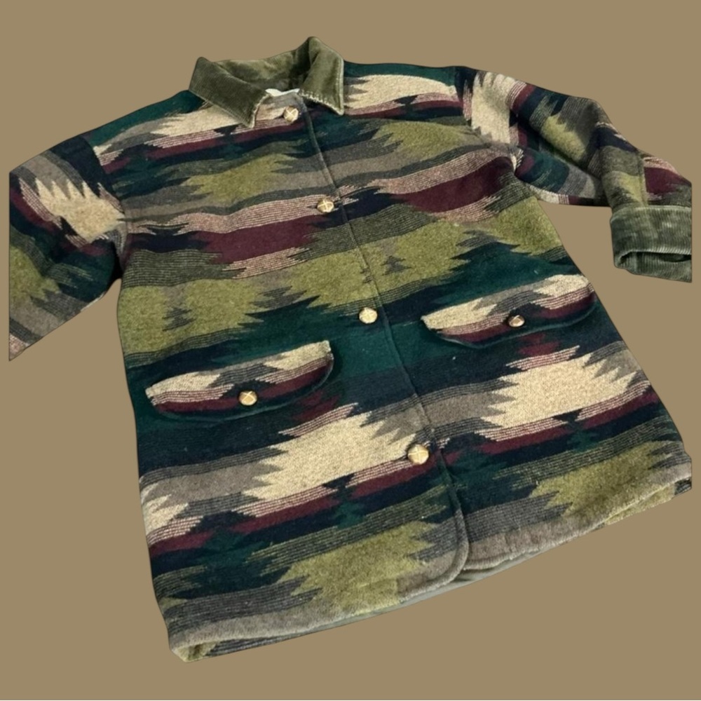 Multicolor Patterned Jacket - Picture 3 of 7